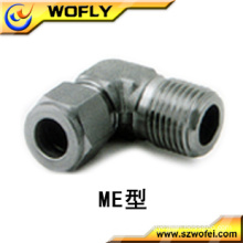 Male female connectors elbow 1/2" steel pipe